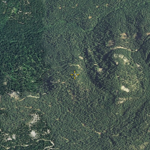 Aerial/Satellite Image of Mushroom Rock, CA