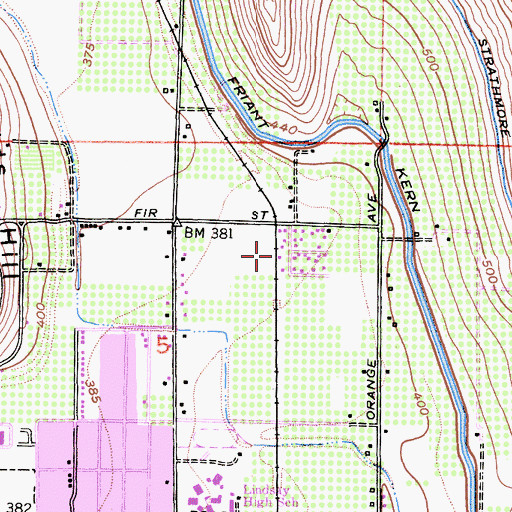 Topographic Map of Hawkins (historical), CA