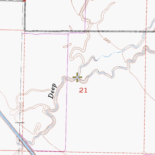 Topographic Map of North Fork Deep Creek, CA