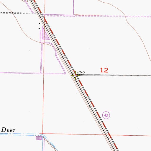 Topographic Map of Spa (historical), CA