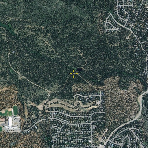 Aerial/Satellite Image of Tahoe Nordic, CA