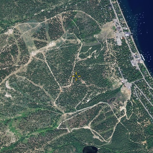 Aerial/Satellite Image of Homewood Ski Area, CA