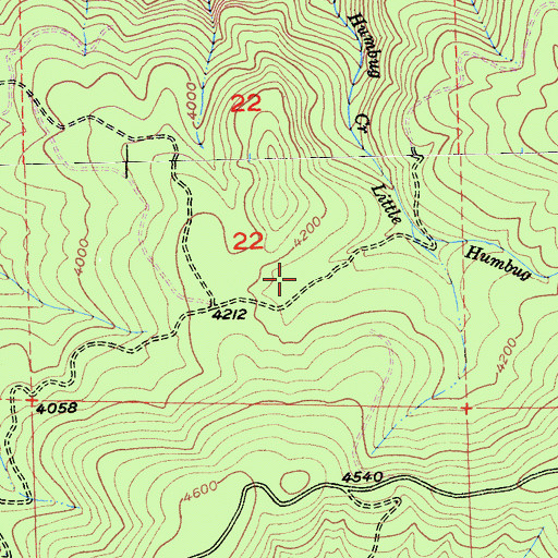 Topographic Map of Trapper Camp, CA