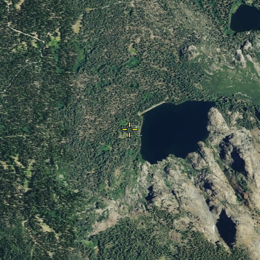 Aerial/Satellite Image of English Mountain Ranch, CA