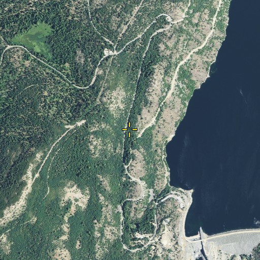 Aerial/Satellite Image of Hell Hole Campground, CA