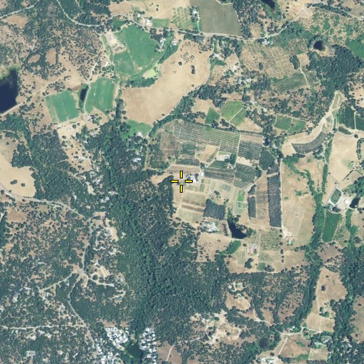 Aerial/Satellite Image of KTLL-AM (Placerville), CA