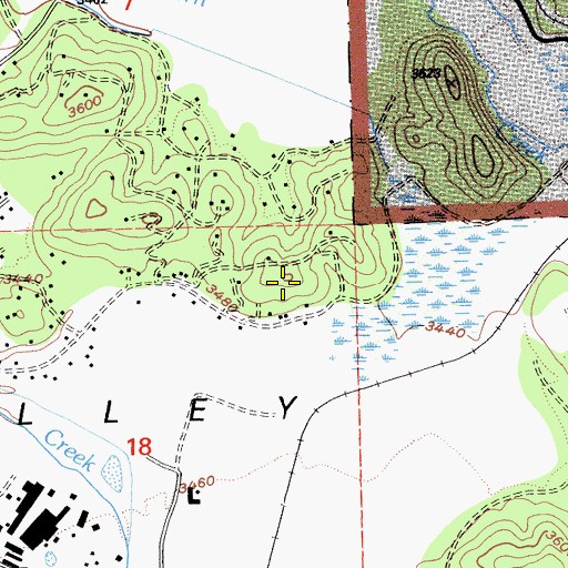 Topographic Map of KPCO-AM (Quincy), CA