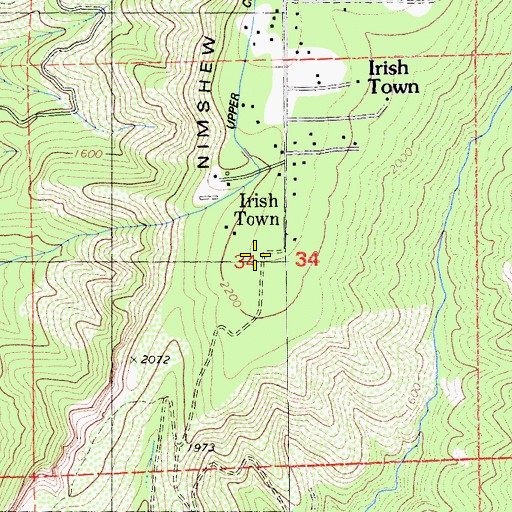 Topographic Map of KZFR-FM (Chico), CA