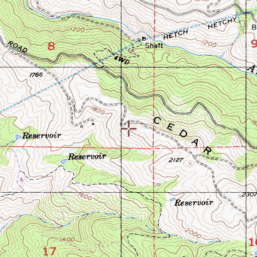 Topographic Map of KKIQ-FM (Livermore), CA