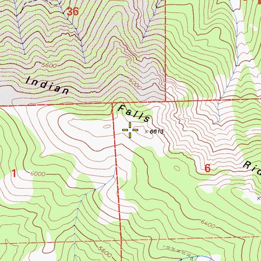Topographic Map of KQNC-FM (Quincy), CA