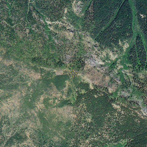 Aerial/Satellite Image of KQNC-FM (Quincy), CA
