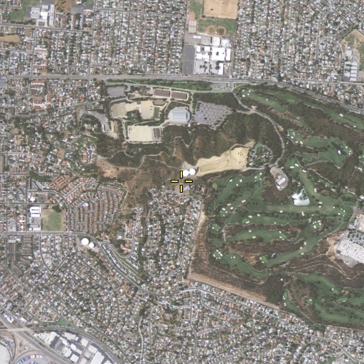 Aerial/Satellite Image of KBOB-FM (West Covina), CA