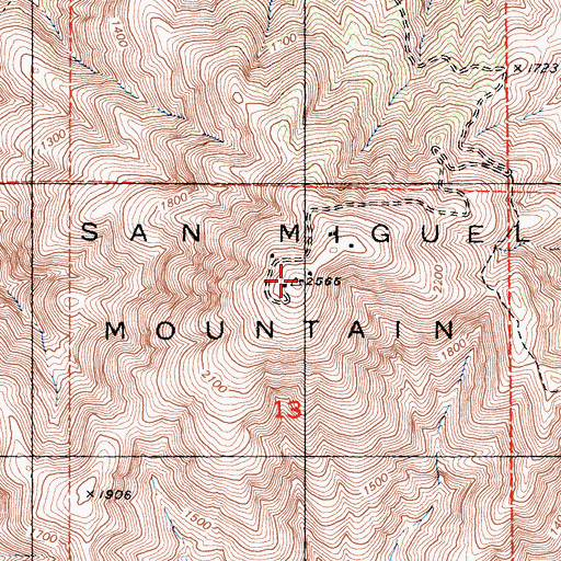 Topographic Map of KTTY-TV (San Diego), CA