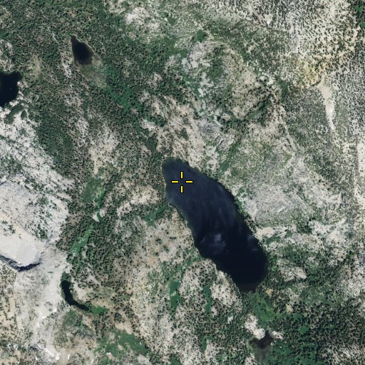 Aerial/Satellite Image of Stony Ridge Lake 1-032 Dam, CA
