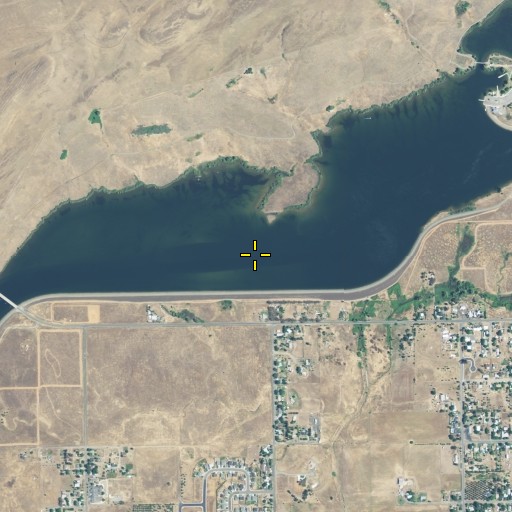 Aerial/Satellite Image of Thermalito Forebay 1-054 Dam, CA