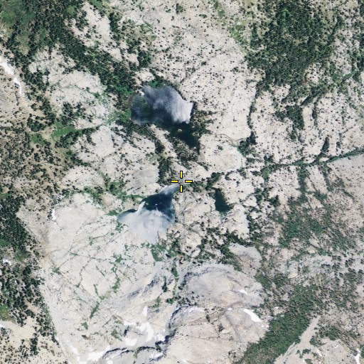 Aerial/Satellite Image of Ralston Lake 1-059 Dam, CA