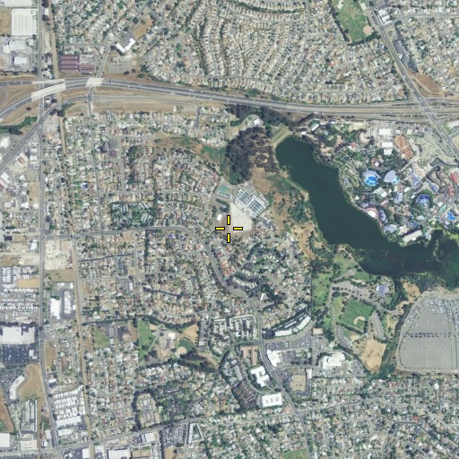 Aerial/Satellite Image of Fleming Hill Number 2 14-004 Dam, CA