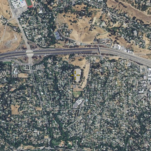 Aerial/Satellite Image of Leland 31-021 Dam, CA