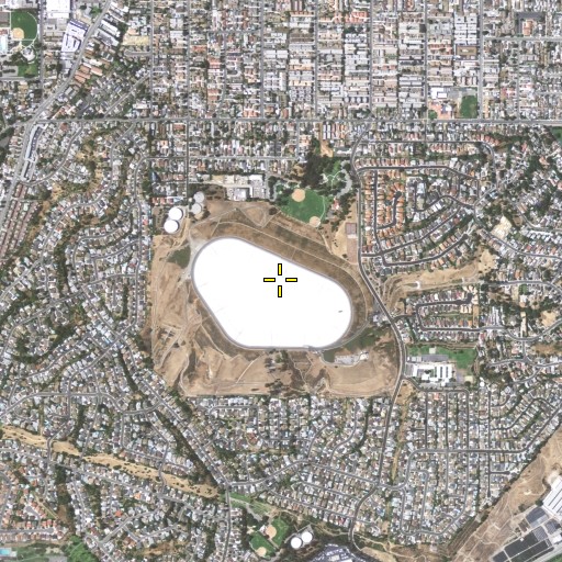 Aerial/Satellite Image of Garvey 35-006 Dam, CA