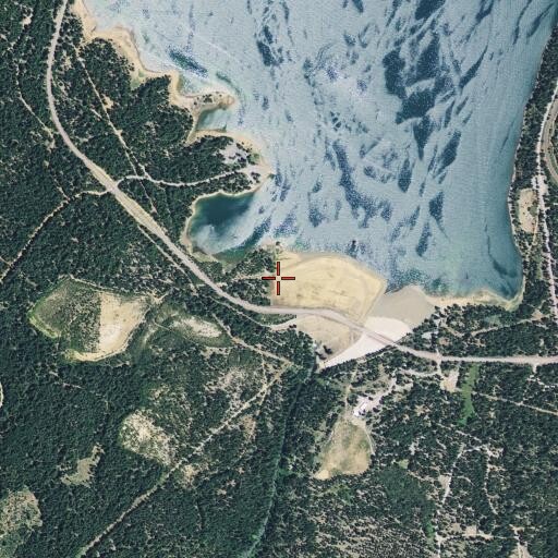 Aerial/Satellite Image of Lake Almanor 93-003 Dam, CA