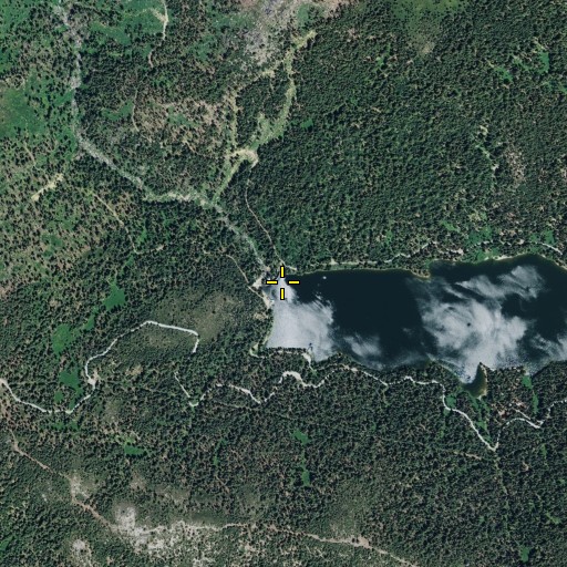 Aerial/Satellite Image of Bucks Diversion 94-000 Dam, CA