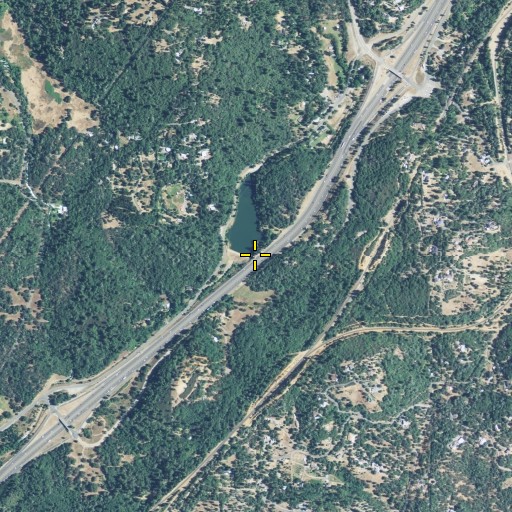 Aerial/Satellite Image of Lake Arthur 97-027 Dam, CA