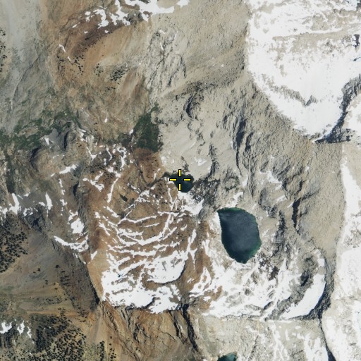 Aerial/Satellite Image of Upper Monarch Lake 104-020 Dam, CA