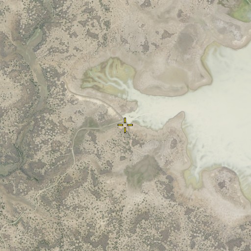 Aerial/Satellite Image of Big Dobe South 129-002 Dam, CA
