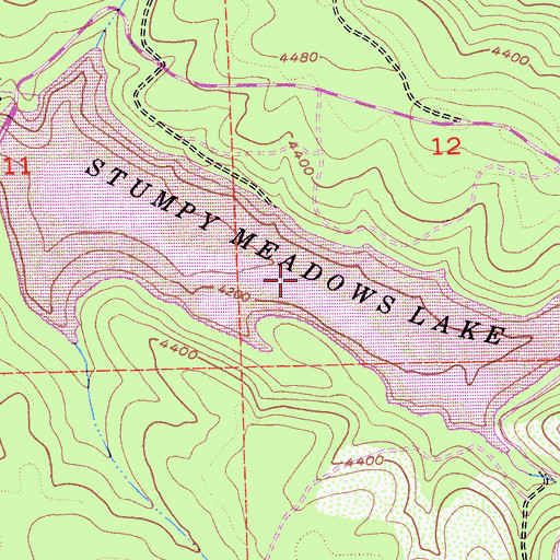 Stumpy Meadows Reservoir, CA