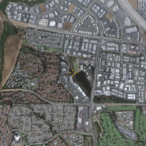 Aerial/Satellite Image of Veeh 796 Dam, CA