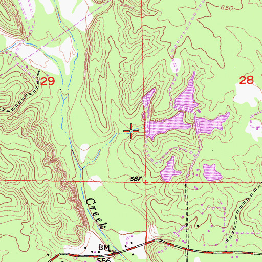 Topographic Map of Lema 1225 Dam, CA