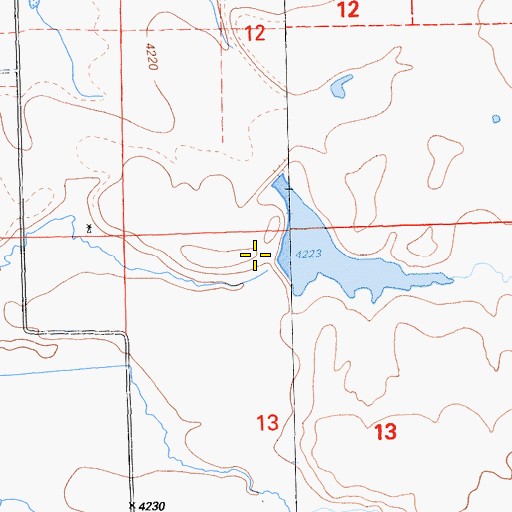 Topographic Map of Albaugh Number 1 1242 Dam, CA