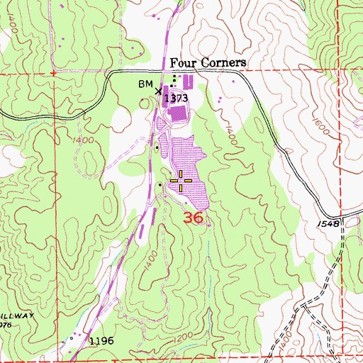 Topographic Map of Schubin 2460 Dam, CA