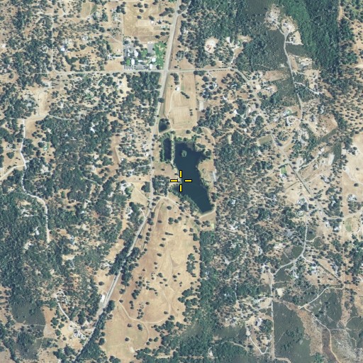 Aerial/Satellite Image of Schubin 2460 Dam, CA