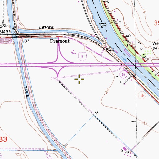 Topographic Map of Debacco 2465 Dam, CA
