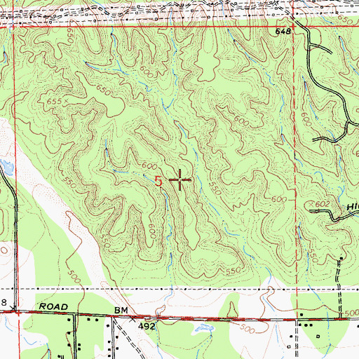 Topographic Map of Boyd Number 2 3222-002 Dam, CA