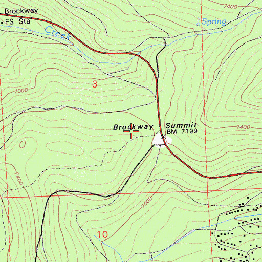 Topographic Map of KBCH-FM (Kings Beach), CA