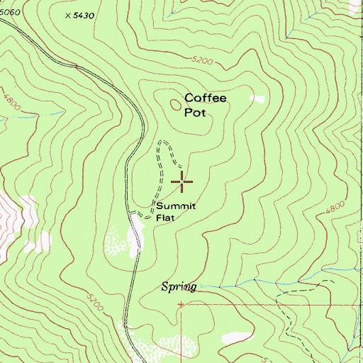 Topographic Map of Summit Camp (historical), CA