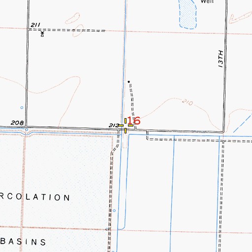 Topographic Map of New Home School (historical), CA