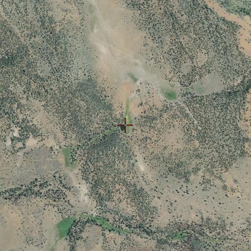 Aerial/Satellite Image of Abbott Reservoir, CA