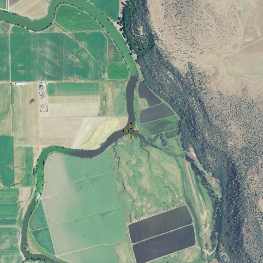 Aerial/Satellite Image of Hot Creek, CA
