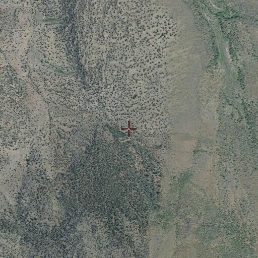 Aerial/Satellite Image of Log Cabin Reservoir Number 1, CA