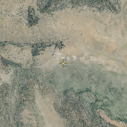 Aerial/Satellite Image of Long Flat Reservoir, CA