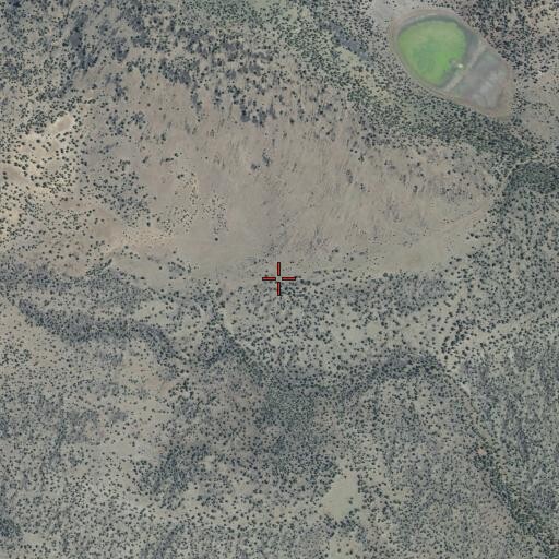 Aerial/Satellite Image of Tire Body Reservoir, CA