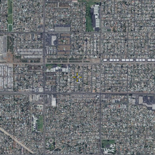 Aerial/Satellite Image of Magnolia School Number 2 (historical), CA