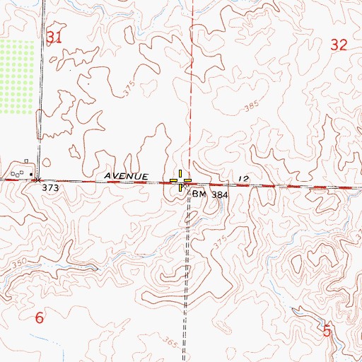 Topographic Map of Deep Well School (historical), CA