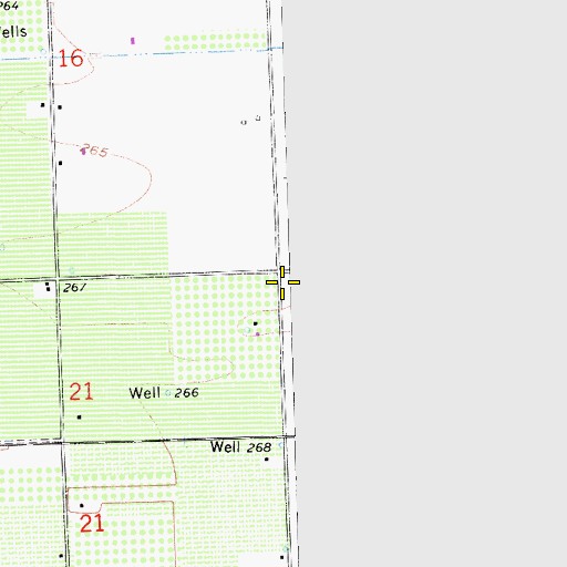Topographic Map of Easton Church (historical), CA