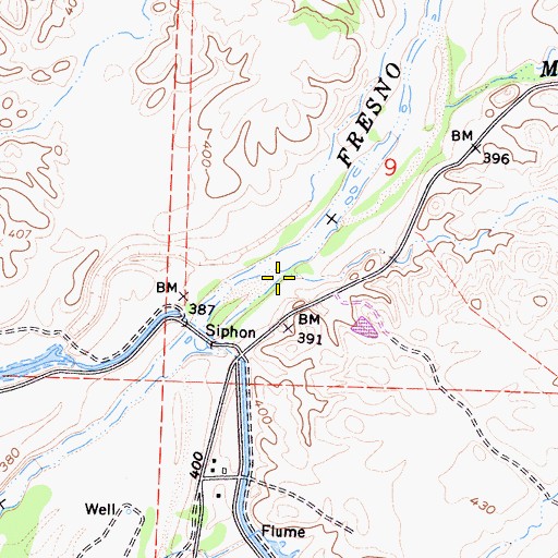 Topographic Map of Twelvemile House (historical), CA