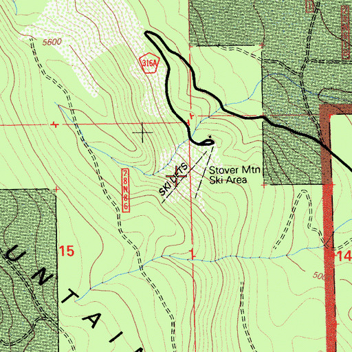 Stover Mountain Ski Area, CA