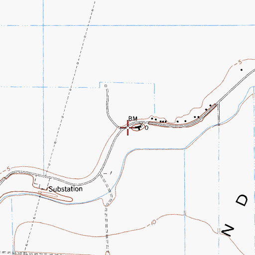 Topographic Map of Beaver Union School (historical), CA